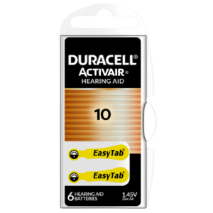 Pilas Auditivas Duracell 10 x 6 Unidades