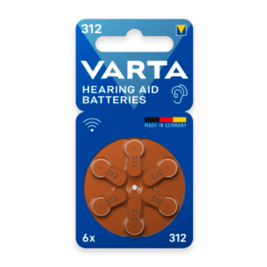 Pilas Auditivas Varta 312 x 6 Unidades